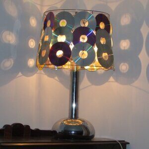 Vintage Chrome Dome Lamp Base